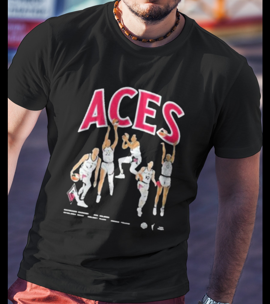 ACEs Basketball Team Players Action T-Shirt