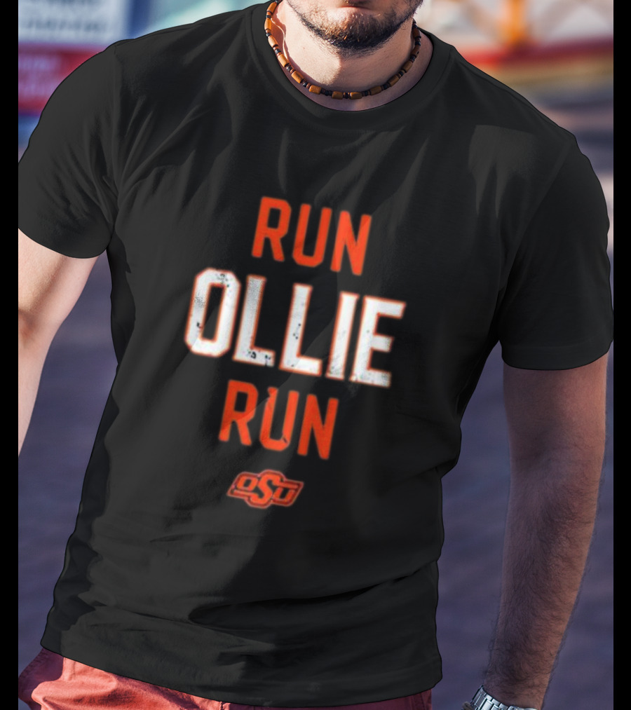 Oklahoma State University OSU Run Ollie Run T-Shirt