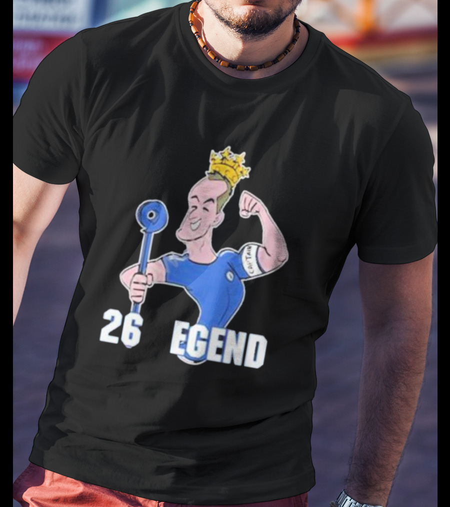 Londons First John Terry 26 Legend Captain Crown T-Shirt