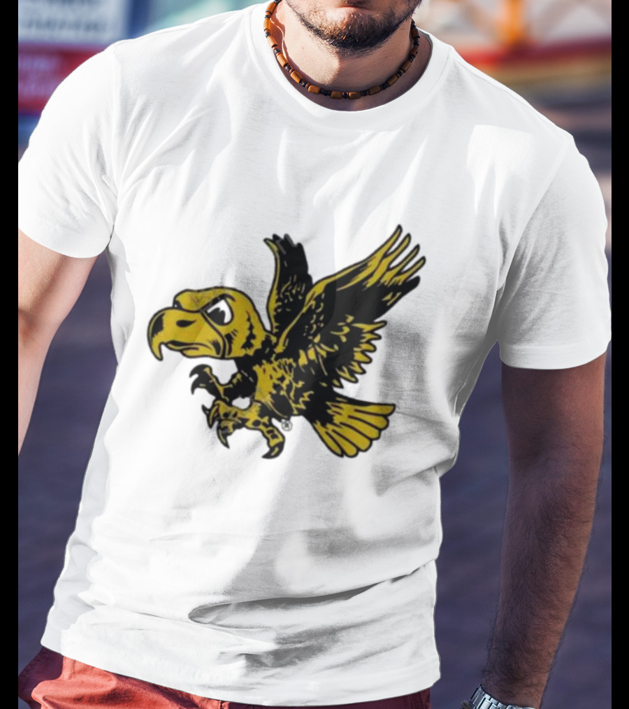 University Of Iowa Vintage Flying Herky Wall Decals T-Shirt