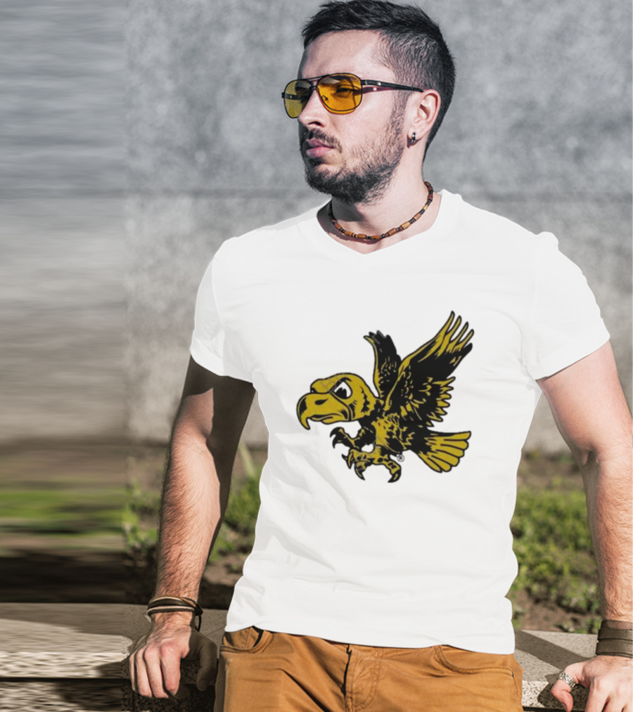 University Of Iowa Vintage Flying Herky Wall Decals T-Shirt