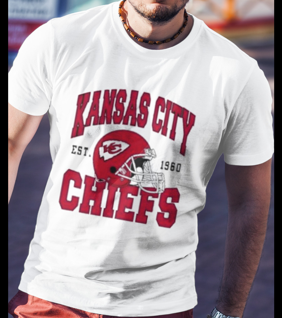 Kansas City Chiefs Est 1960 Helmet Chiefs Football T-Shirt