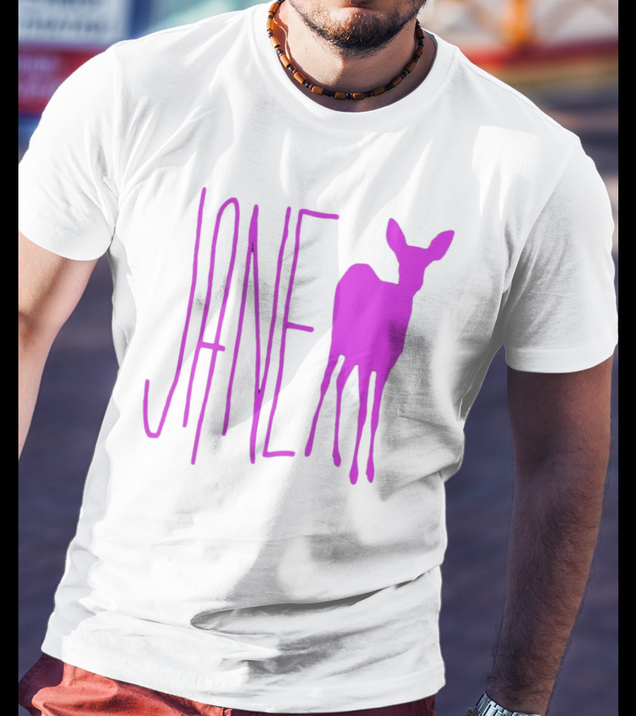 Forbidden Planet Jane Doe Pink Deer T-Shirt