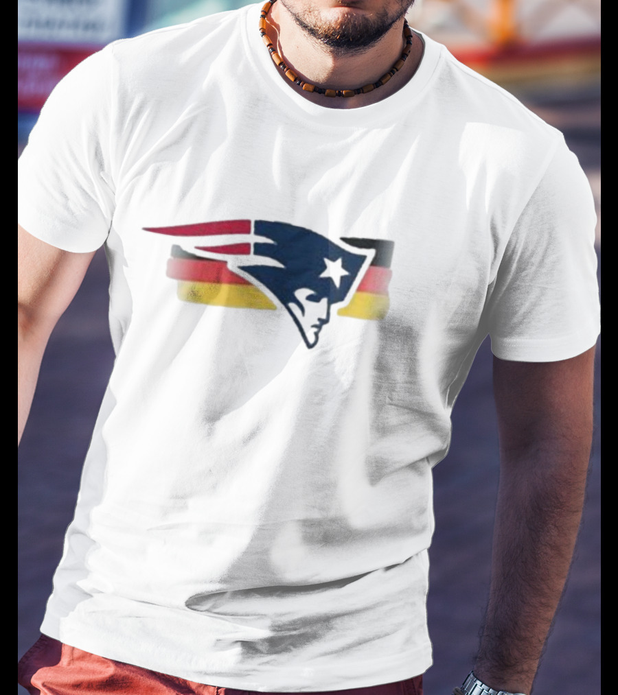 Hunter Henry Patriots Germany NFL Logo Edition T-Shirt