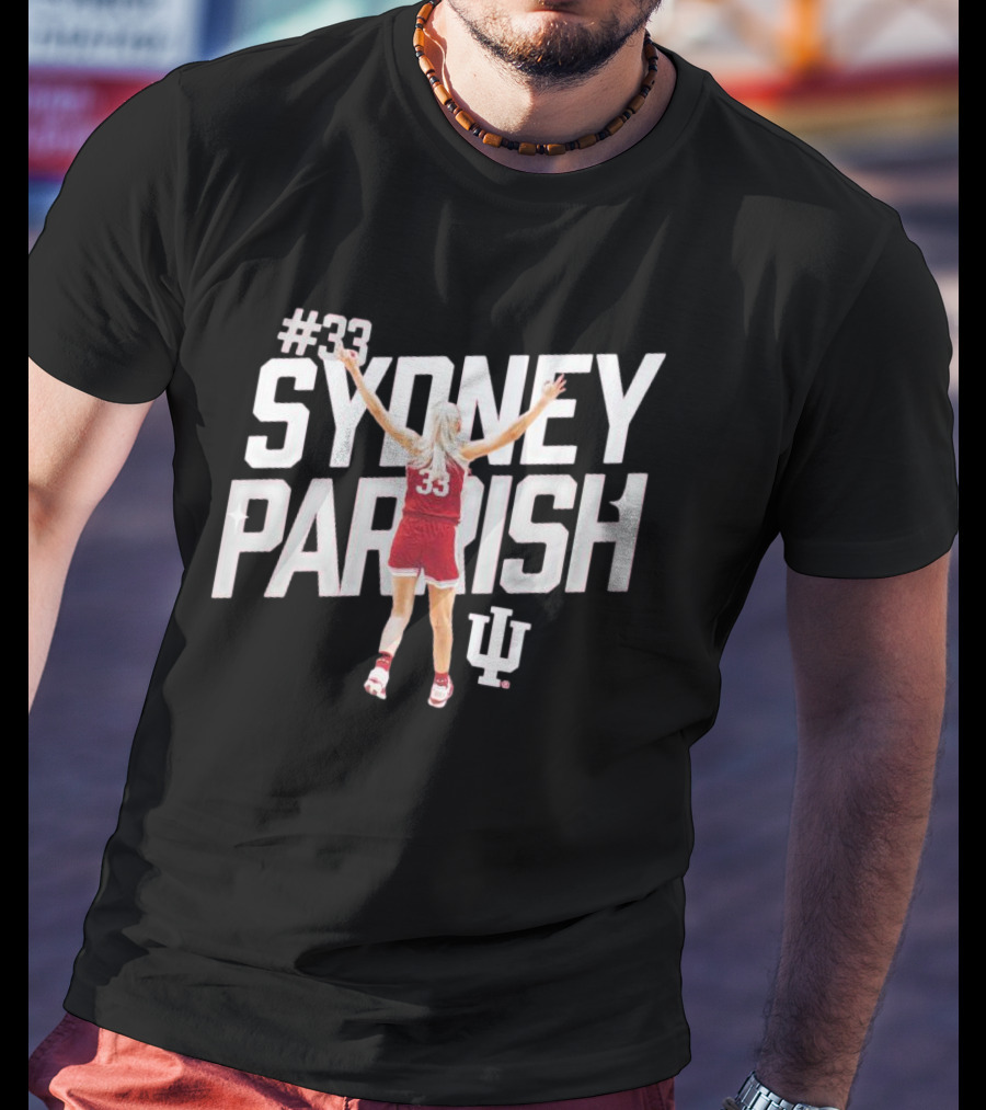 33 Sydney Parrish Indiana Basketball Hoosiers T-Shirt