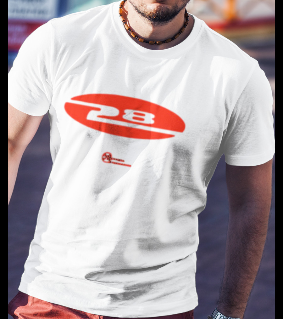 28 Official Programme Logo Red Oval T-Shirt