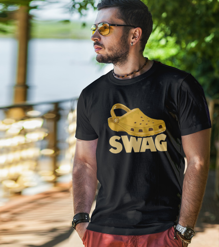 Croc Swag Yellow Clogs T-Shirt
