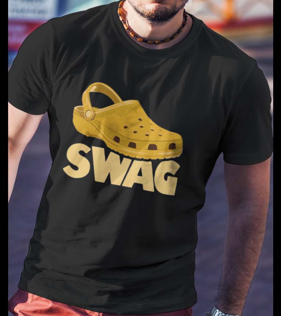Croc Swag Yellow Clogs T-Shirt