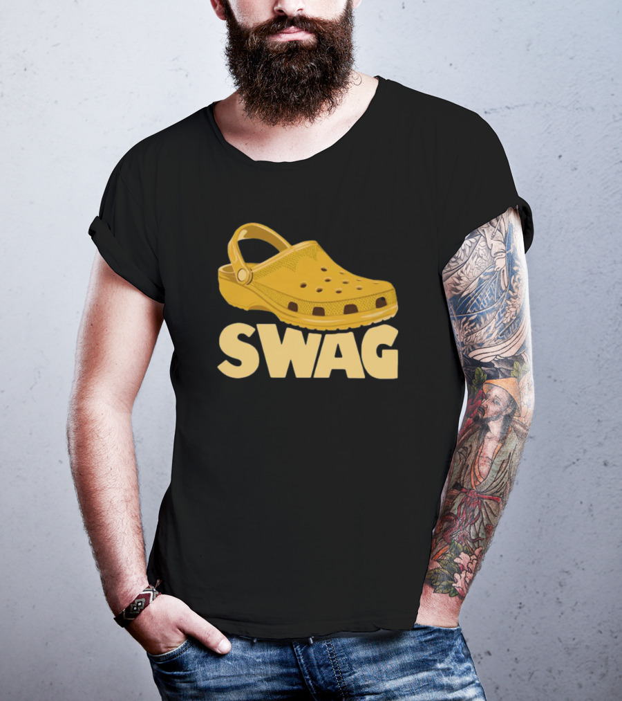 Croc Swag Yellow Clogs T-Shirt