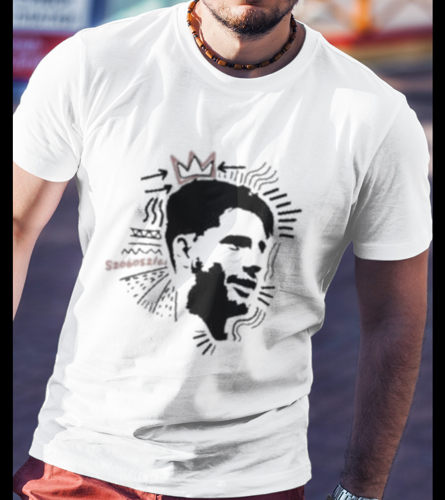 Dominik Szoboszlai Crown Graphic With Red Accents T-Shirt