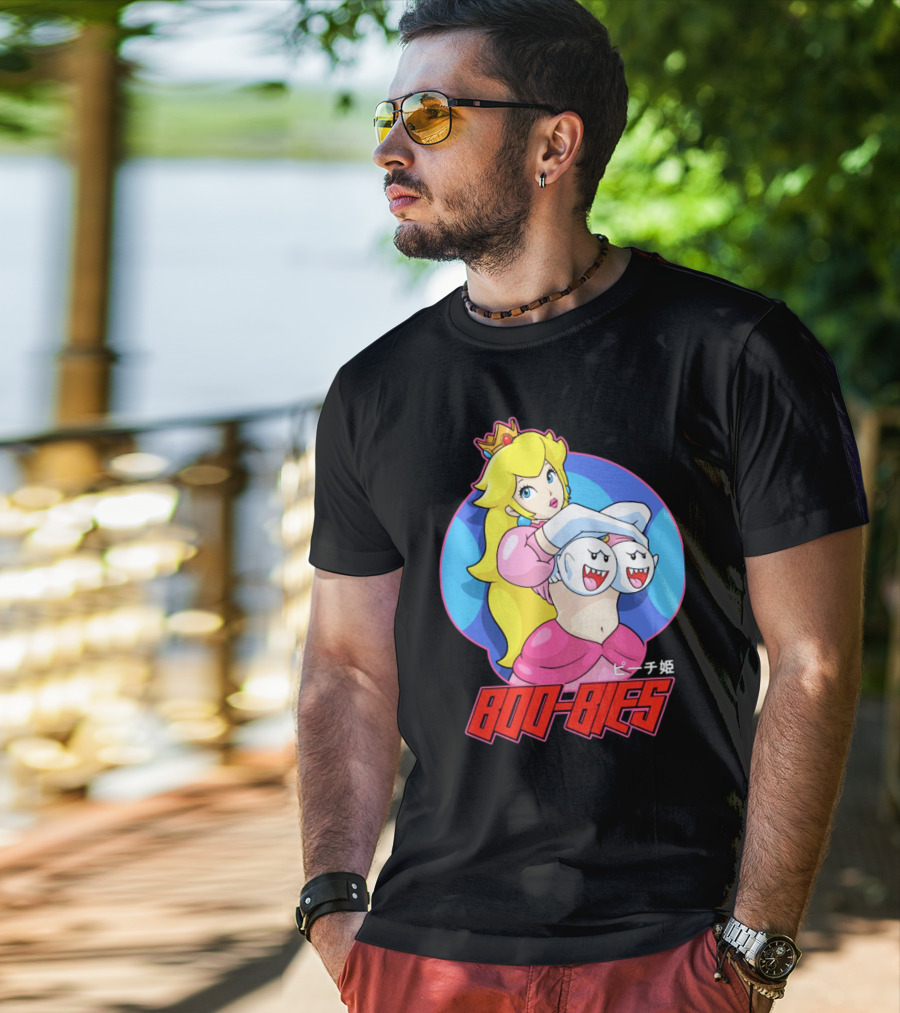 Princess Peach Boo-Bies ピーチ姫 T-Shirt