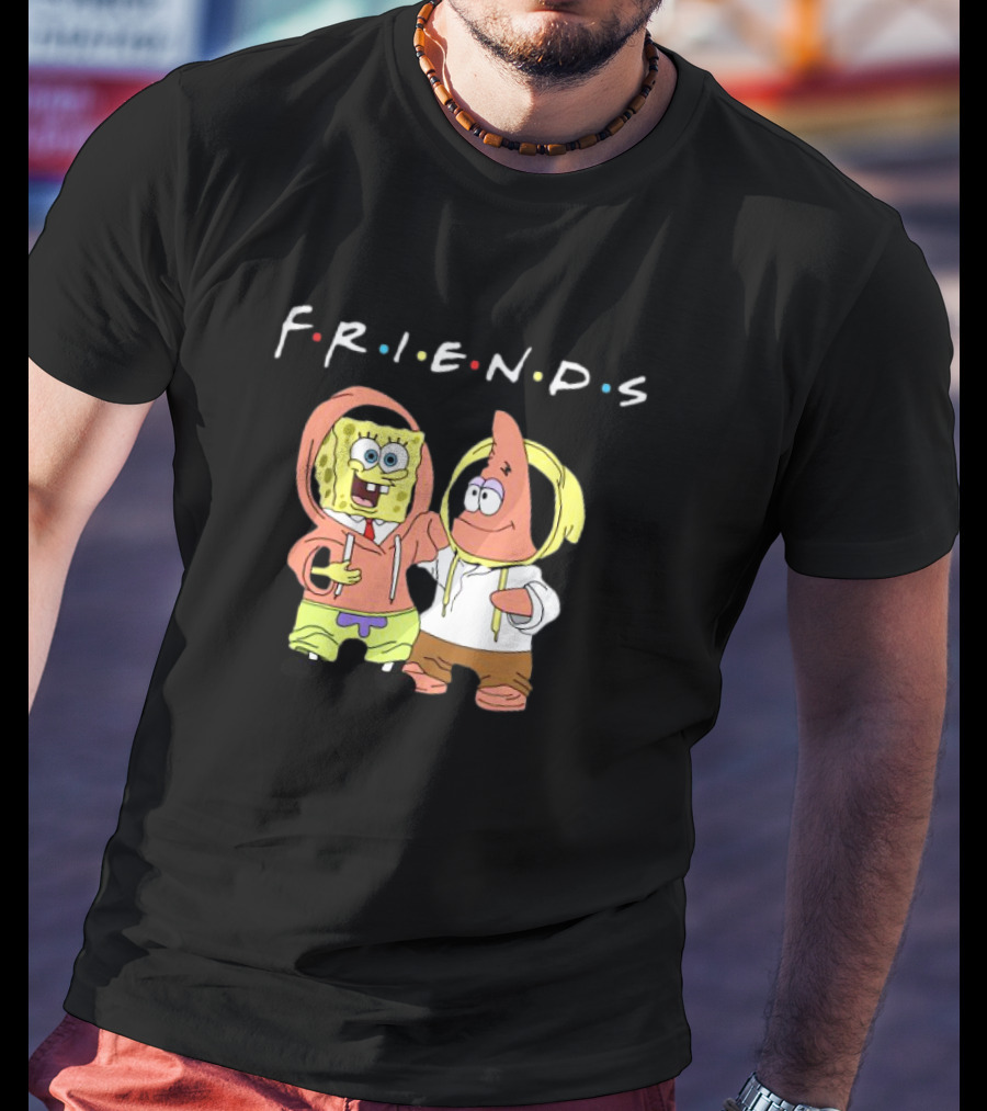 Spongebob Patrick Friends Hoodie Style Tribute To Iconic TV Show T-Shirt