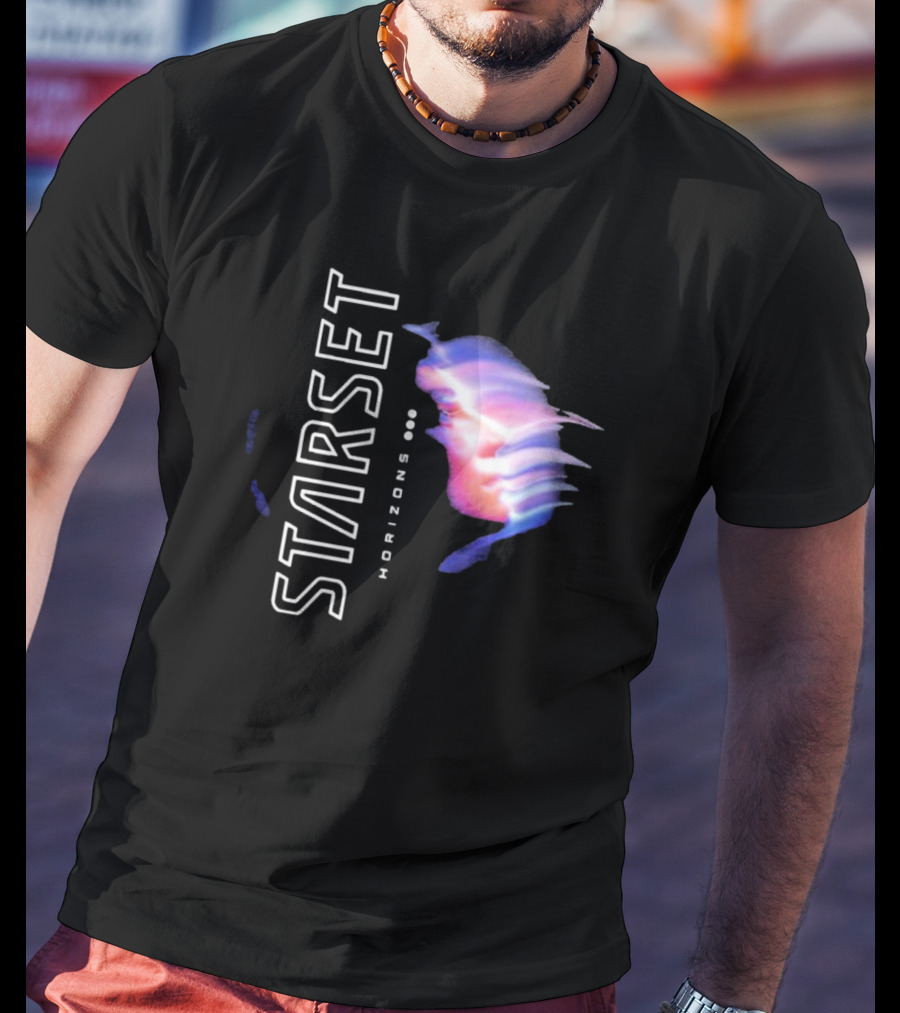 Starset Horizons Sci-Fi Aesthetic With Abstract Face T-Shirt