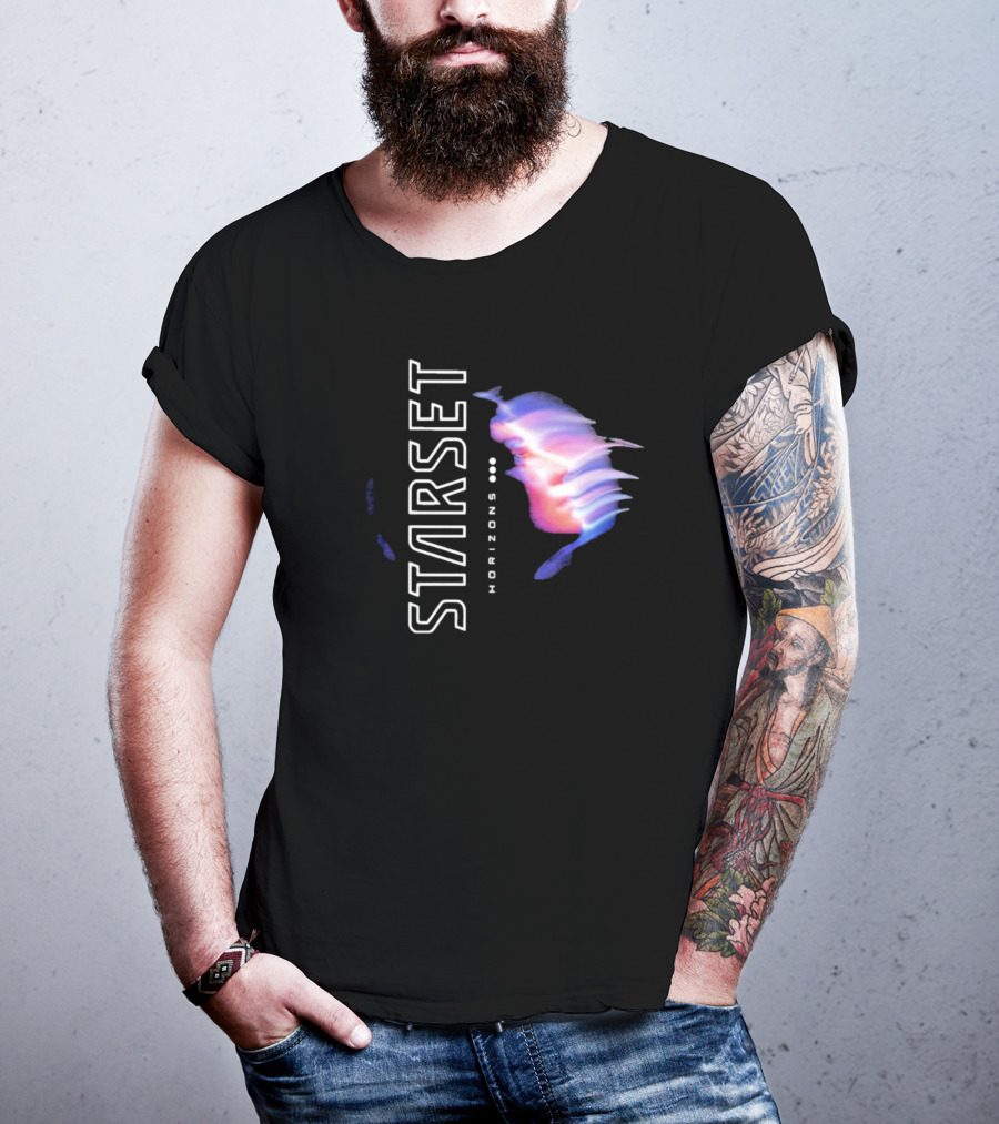 Starset Horizons Sci-Fi Aesthetic With Abstract Face T-Shirt