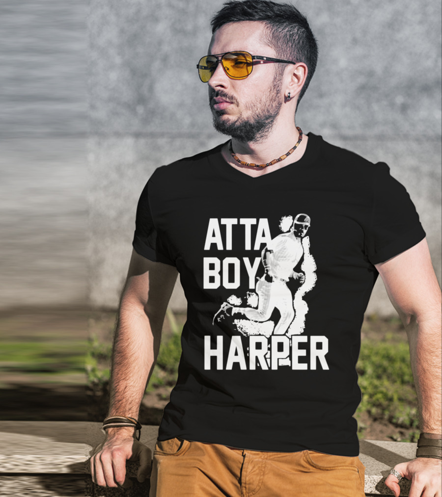 Atta Boy Harper Baseball Player Running T-Shirt