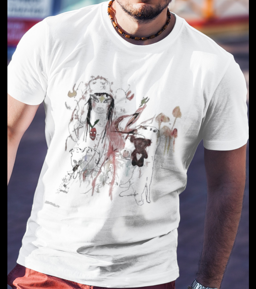 Beabadoobee Beatopia Unique Abstract Imagery With Bears And Fruits T-Shirt