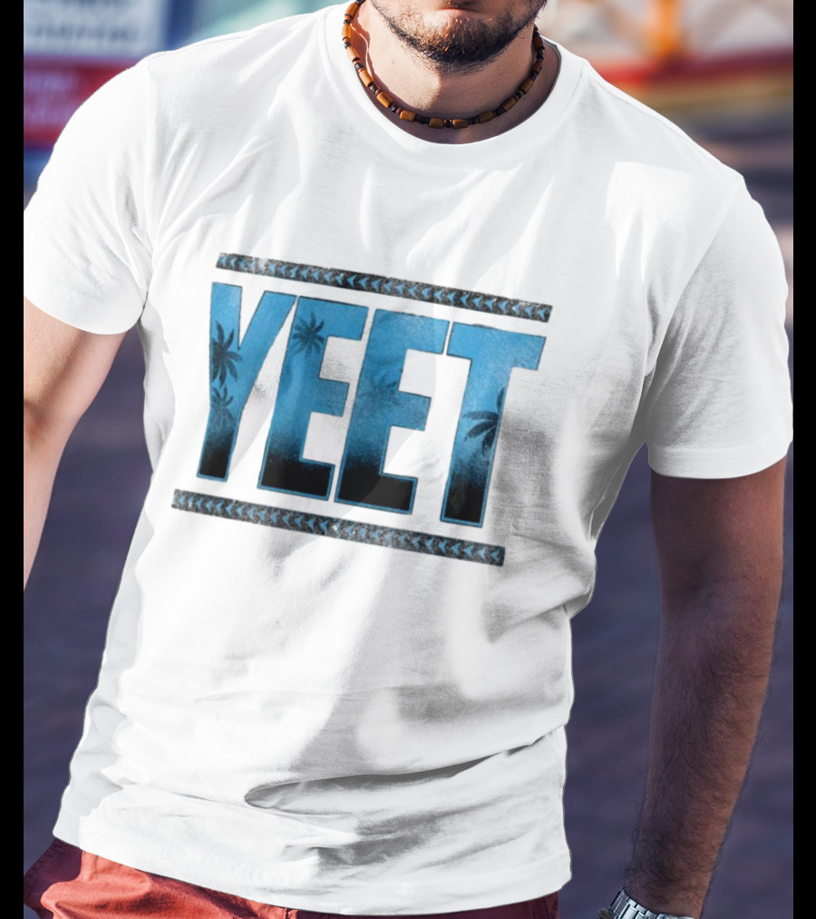 Yeet Jey Uso Tropical Print T-Shirt