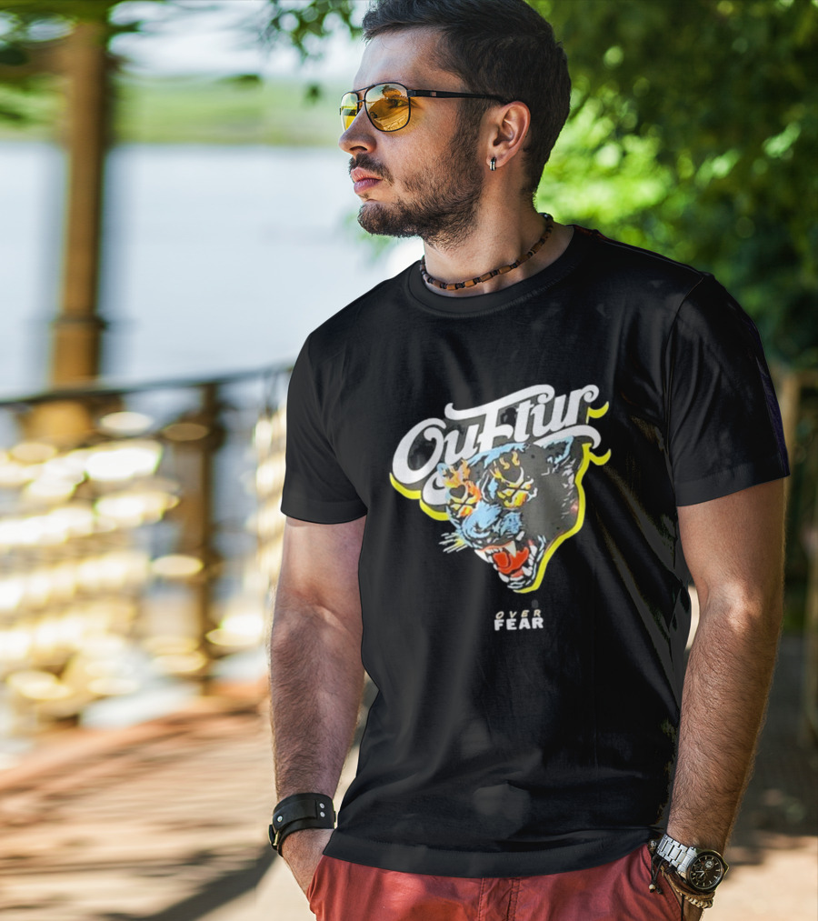 Ouftur Panther Over Fear T-Shirt