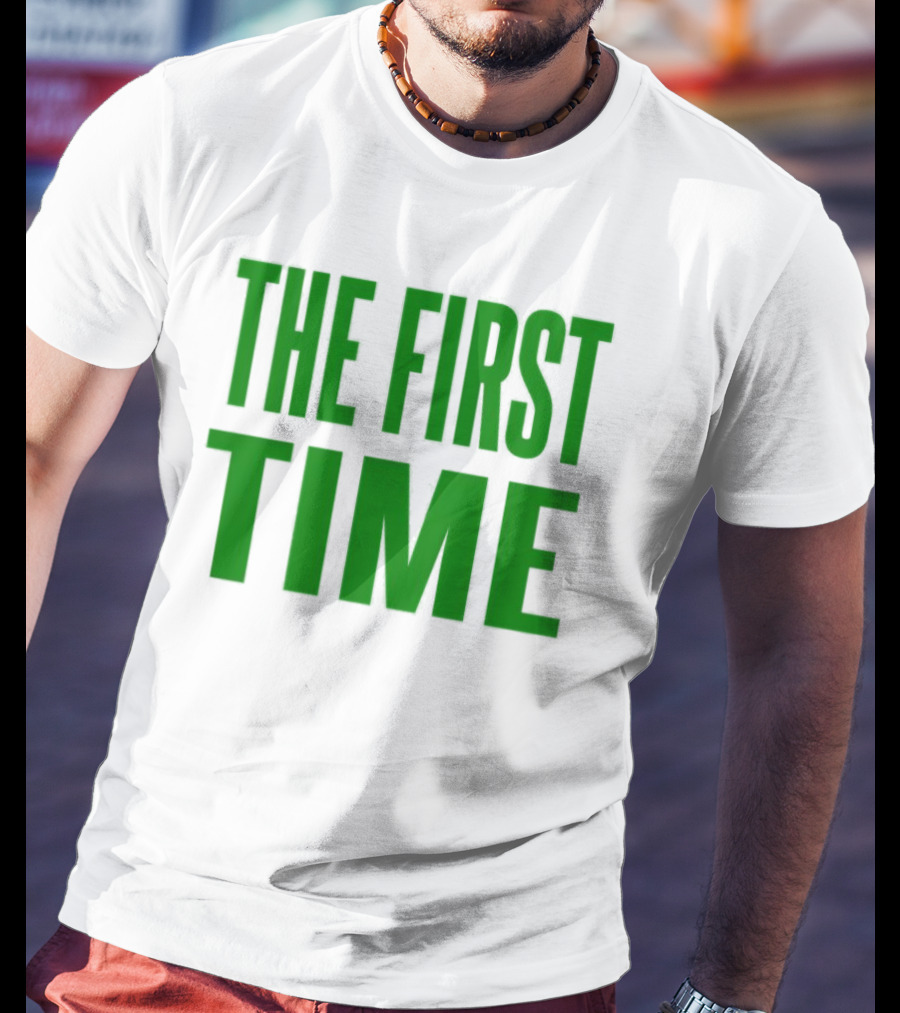 The Kid Laroi The First Time Bold Green Text T-Shirt