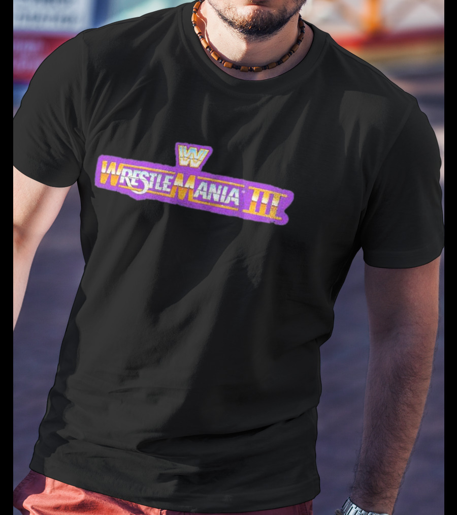 WrestleMania III Ripple Junction Retro T-Shirt