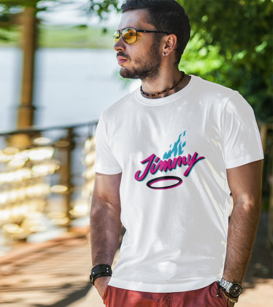 Jimmy Heat Retro Flame T-Shirt