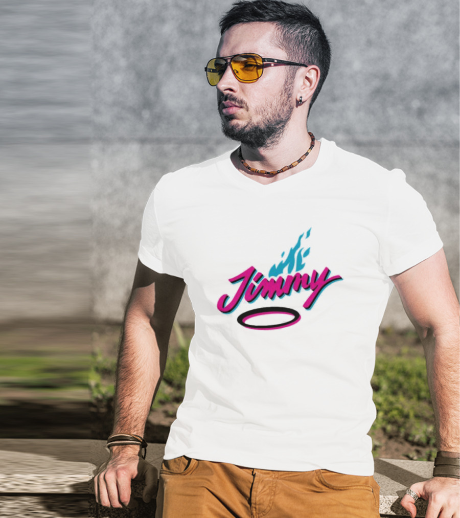 Jimmy Heat Retro Flame T-Shirt