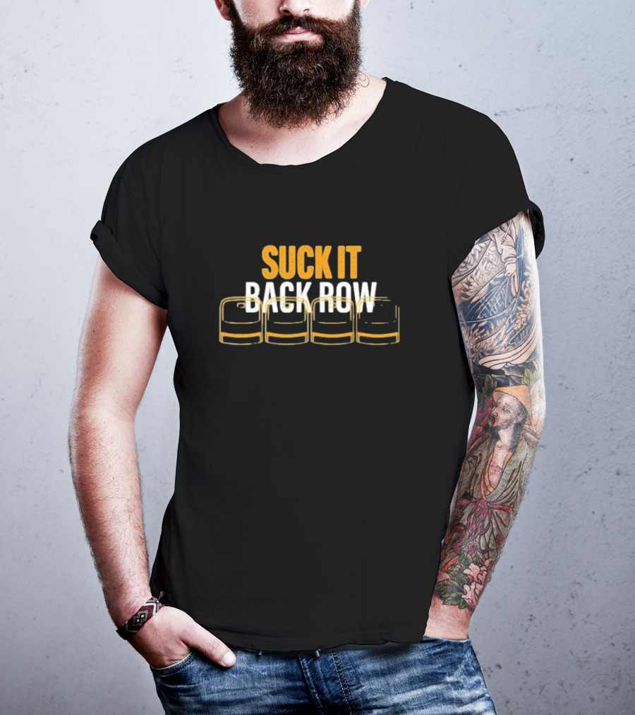 Suck It Back Row Beer Glasses T-Shirt