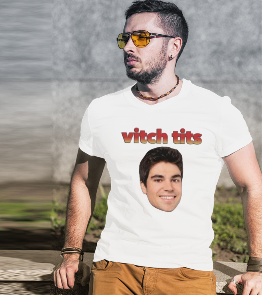 Vitch Tits Rocket Powered Mohawk F1 T-Shirt