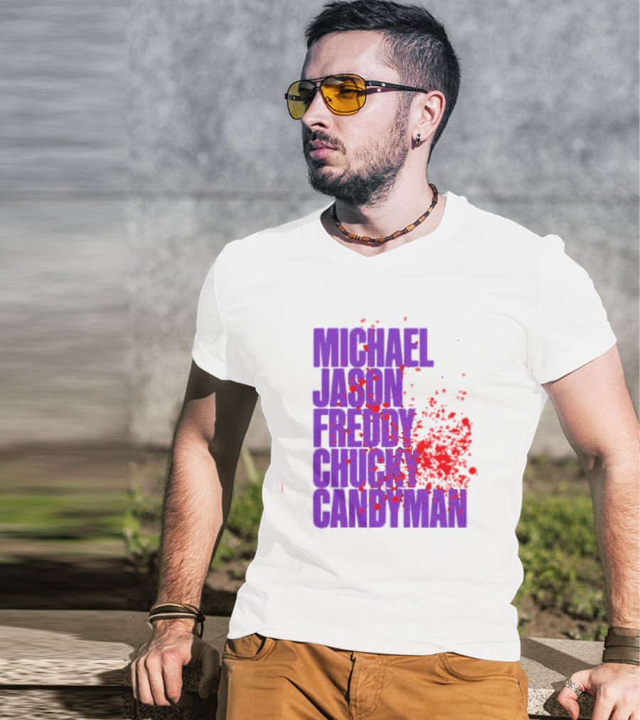 Michael Jason Freddy Chucky Candyman Horror Legends T-Shirt