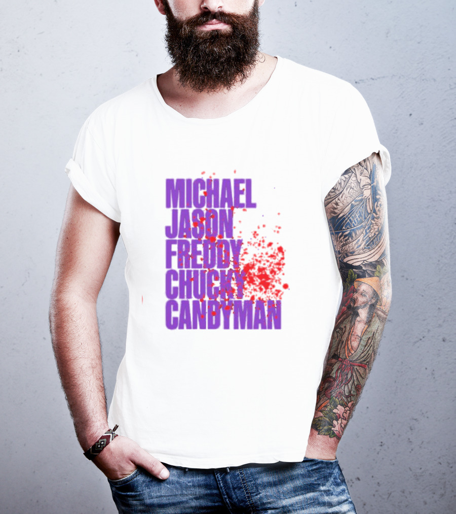 Michael Jason Freddy Chucky Candyman Horror Legends T-Shirt