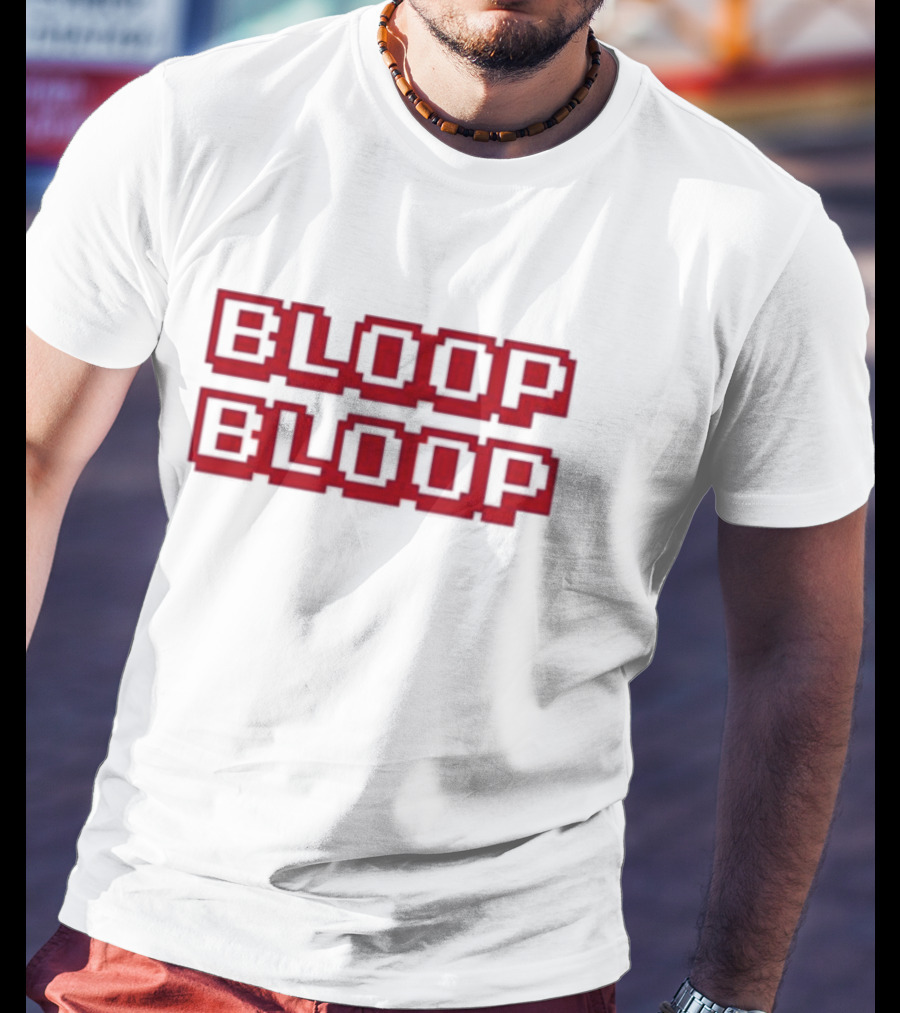 Bloop Bloop Pixelated T-Shirt