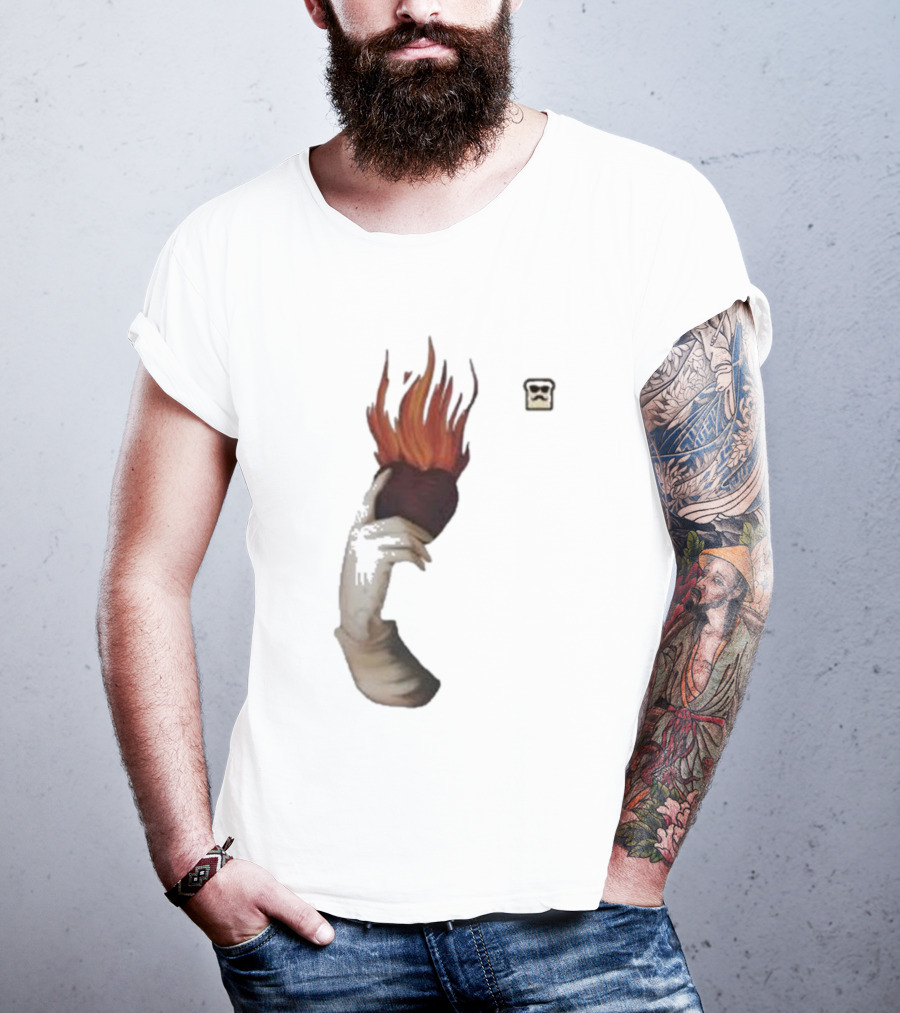 Disguised Toast Iconic Flame Heart Hand T-Shirt