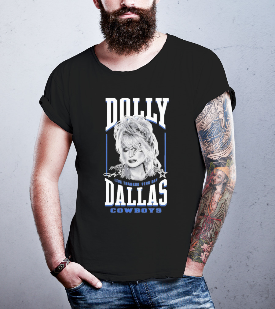 Dolly Parton Live Thanksgiving Day Dallas Cowboys T-Shirt