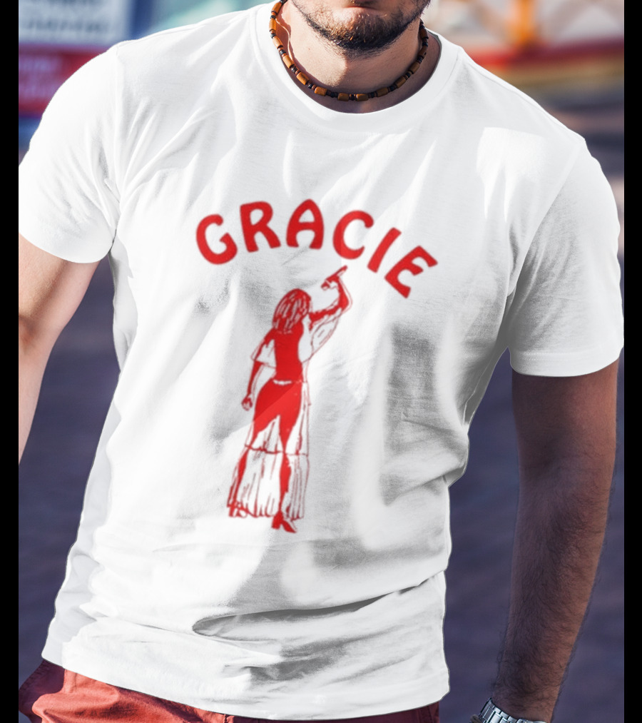 Gracie Abrams Gracie Red Illustration Image T-Shirt