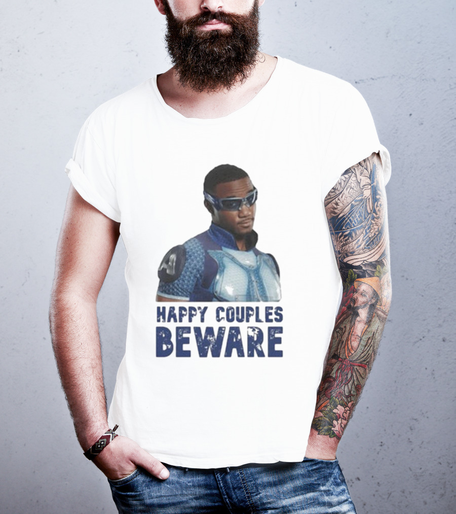 Happy Couples Beware Captain Secret Identity T-Shirt