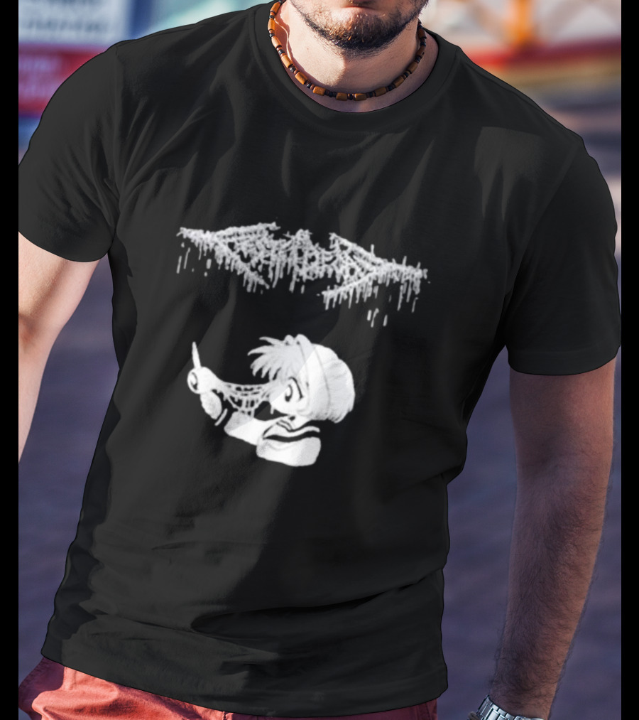 Ichigo Chan Festerdecay Sick Anime Character With Scissors And Illegible T-Shirt