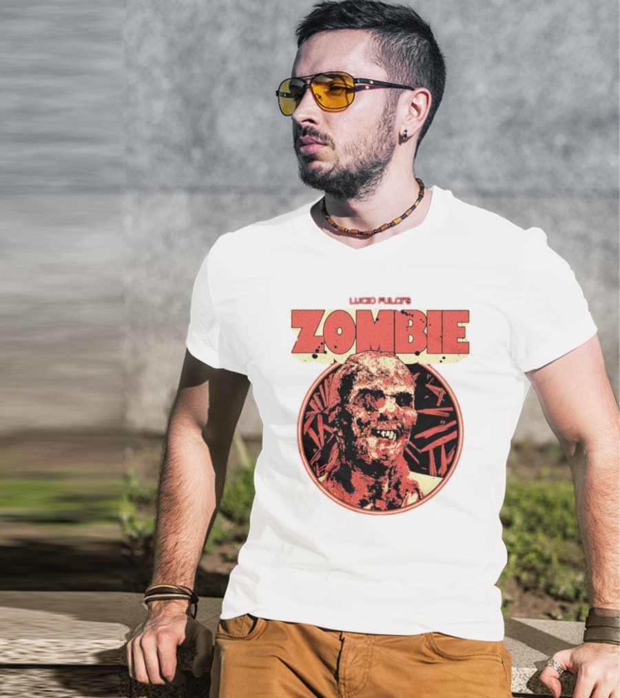 Lucio Fulci's Zombie Retro Horror Movie T-Shirt