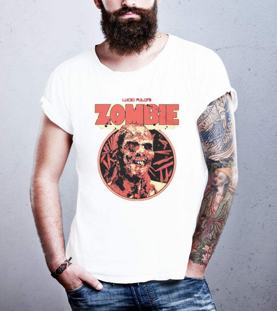 Lucio Fulci's Zombie Retro Horror Movie T-Shirt