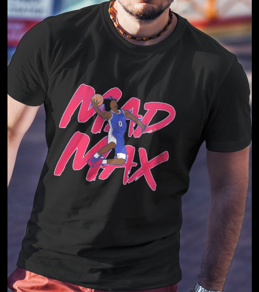Mad Max Basketball Player Dunking With Ball In Hand T-Shirt