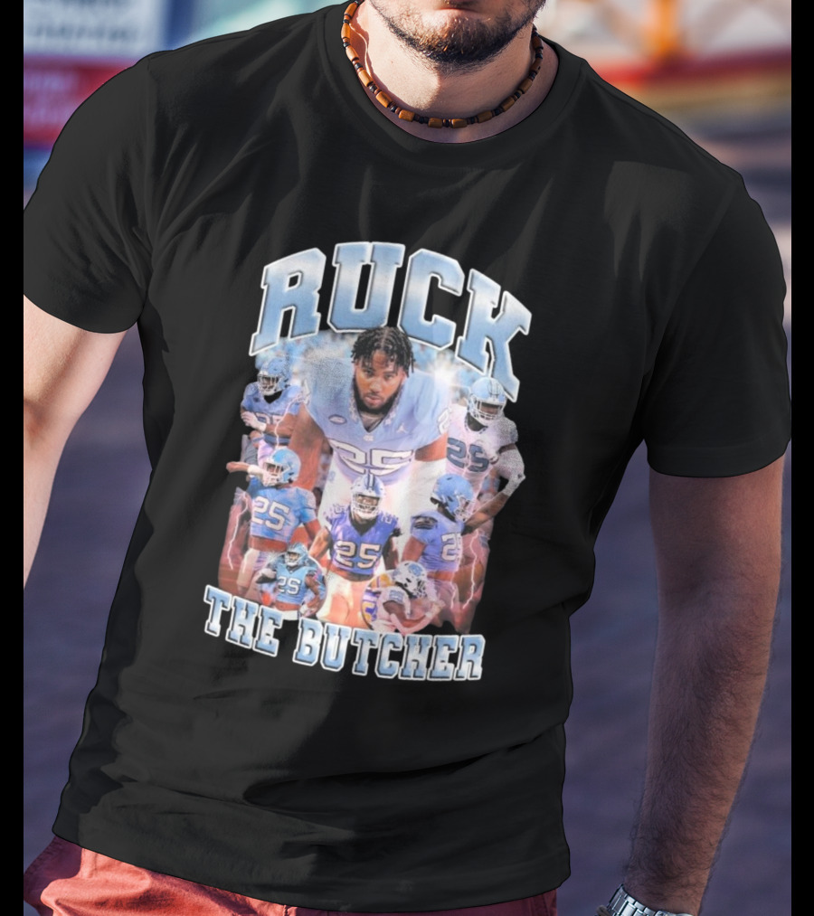 RUCK The Butcher 25 Football Montage T-Shirt