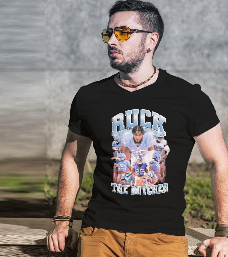 RUCK The Butcher 25 Football Montage T-Shirt