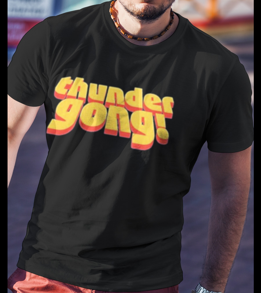 Thunder Gong 3D Retro T-Shirt