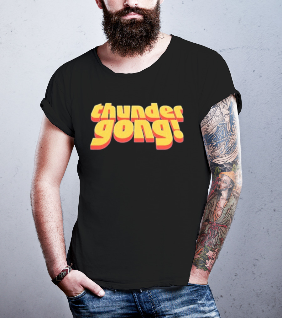 Thunder Gong 3D Retro T-Shirt