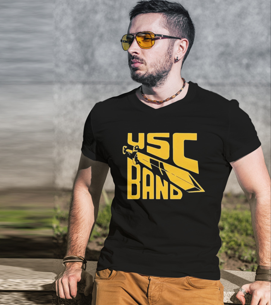 Olivia Rodrigo USC Trojans Band Sword Marching Russell T-Shirt