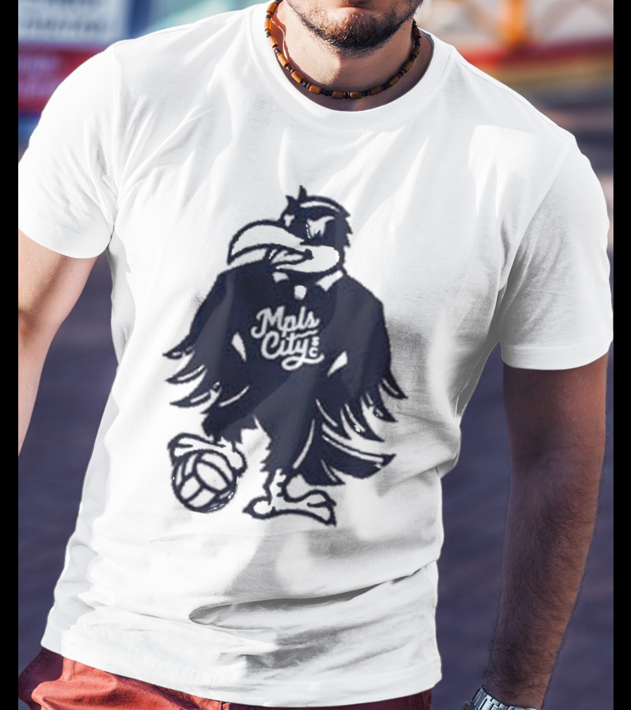 Schmitty The Crow MKE City Basketball Raven T-Shirt