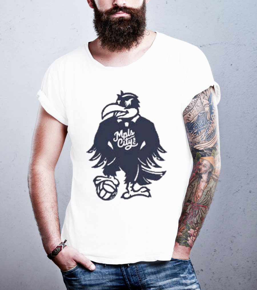 Schmitty The Crow MKE City Basketball Raven T-Shirt