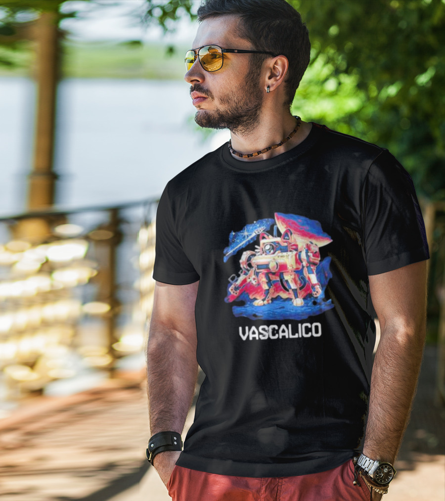 Starfield Vascalico Space Cat Robot Adventure T-Shirt