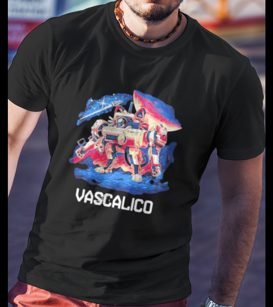 Starfield Vascalico Space Cat Robot Adventure T-Shirt