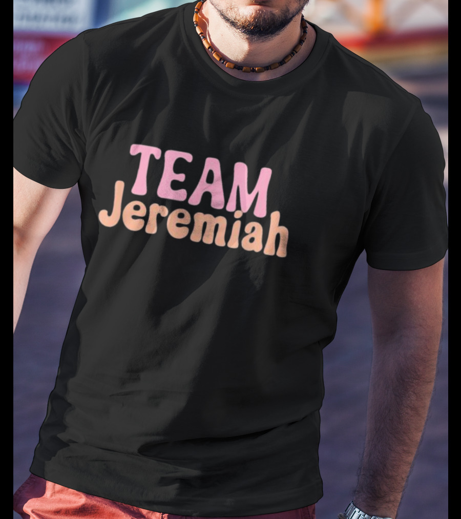 Team Jeremiah Jolie Pastel Text T-Shirt