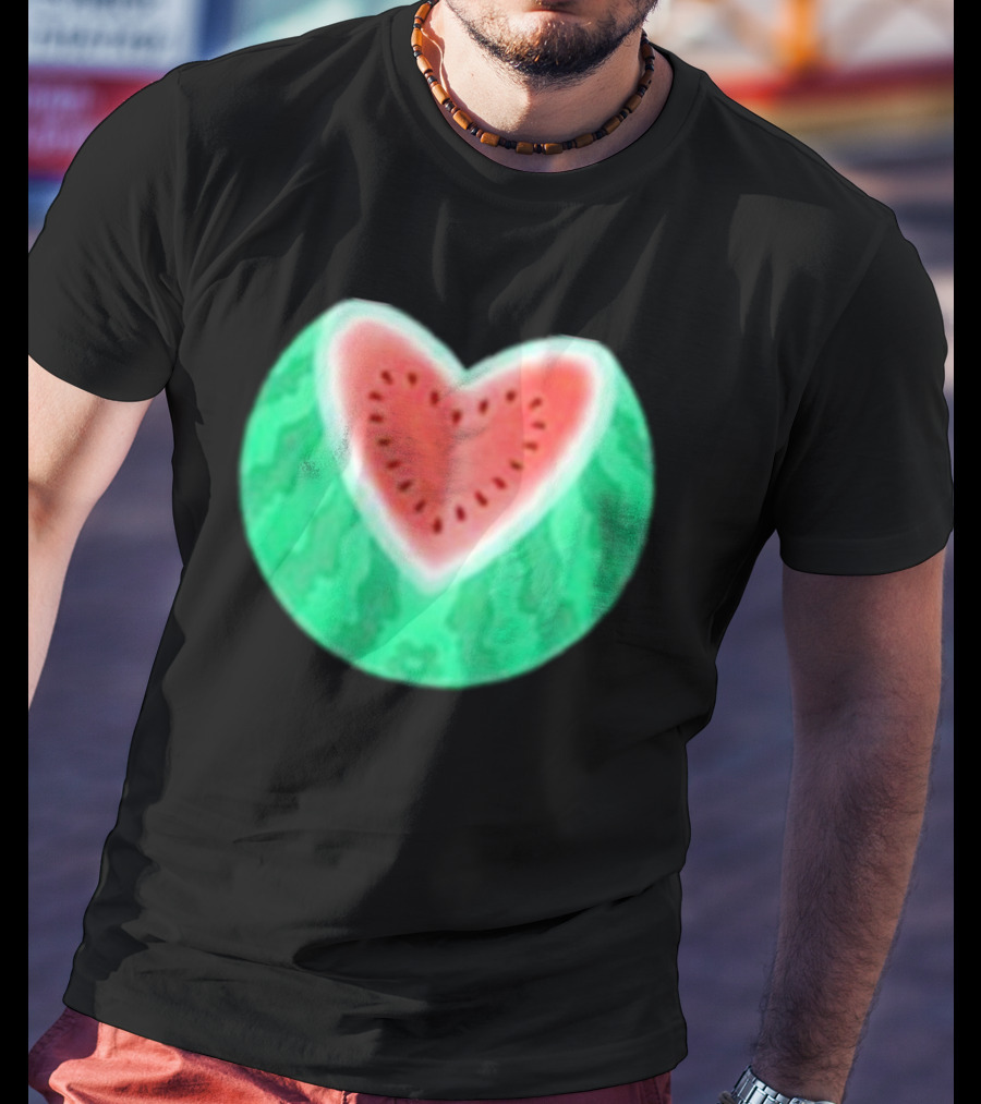 The Yetee Watermelon Heart T-Shirt